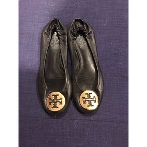 Tory Burch black flats size 8